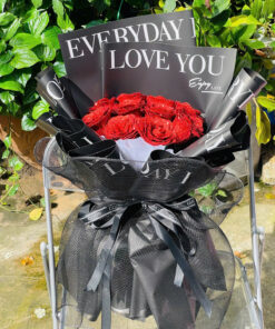 Hoa hồng đỏ kim tuyến